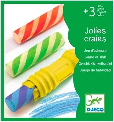 Djeco Kreda Kolorowa z Uchwytem 3-10 lat