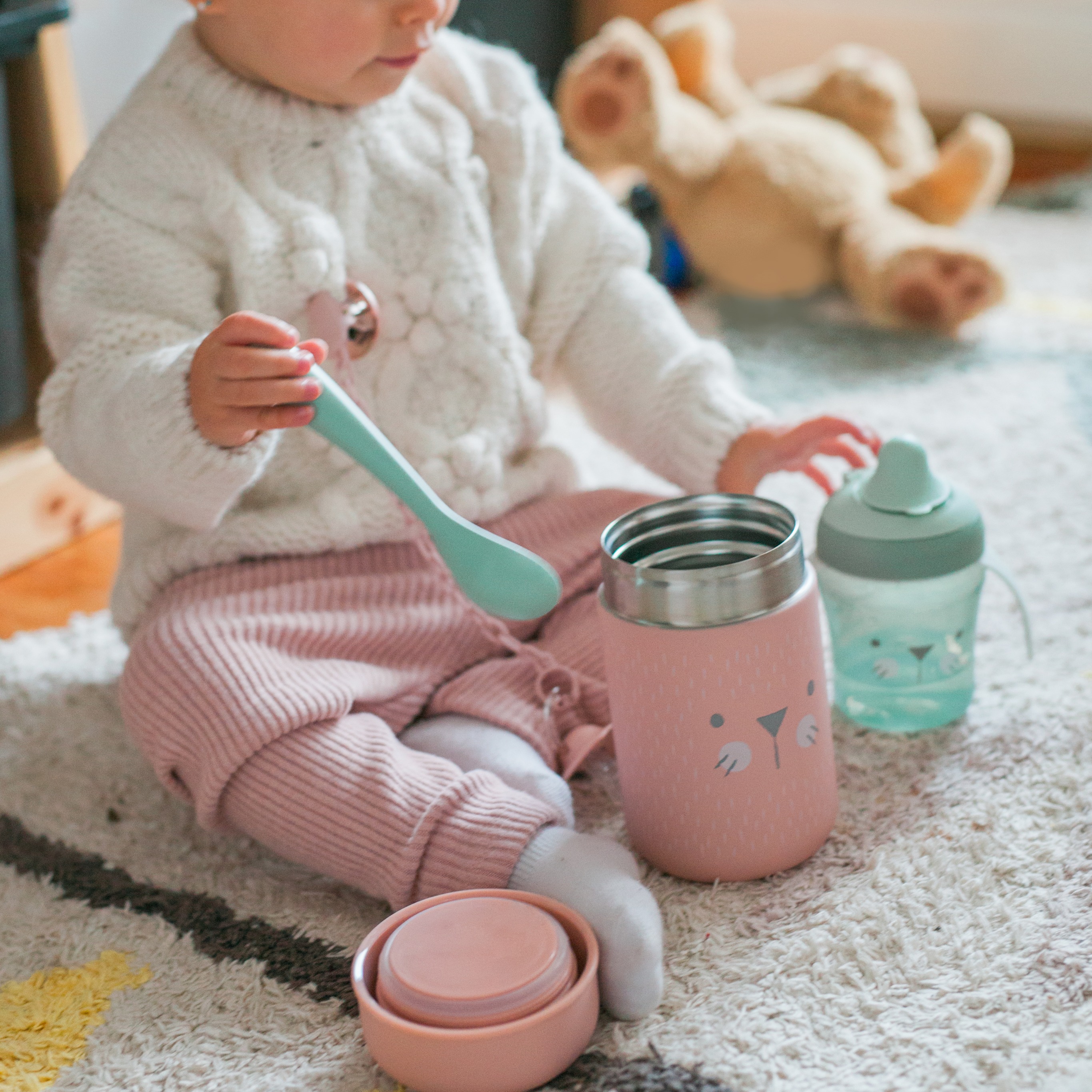 Suavinex Hygge Termos na jedzenie stal 350 ml