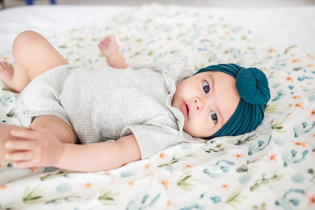 LouLou Lollipop Otulacz bambusowy 120x120 Cactus Floral 0+