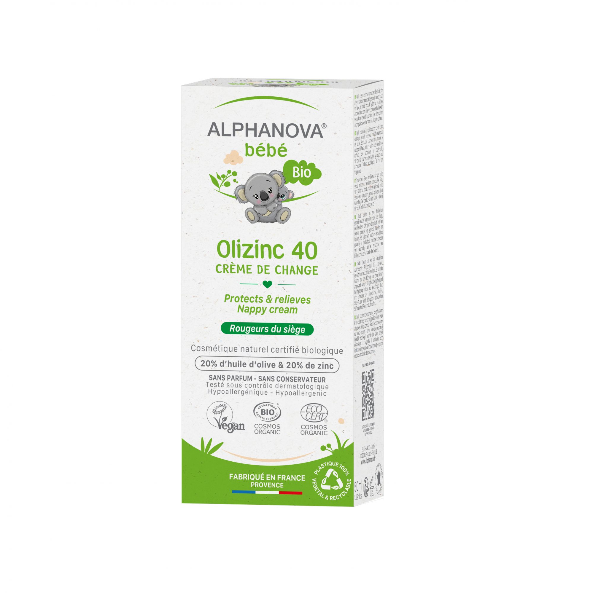 Alphanova Bebe Krem przeciw odparzeniom 50g | Pielęgnacja Dziecka
