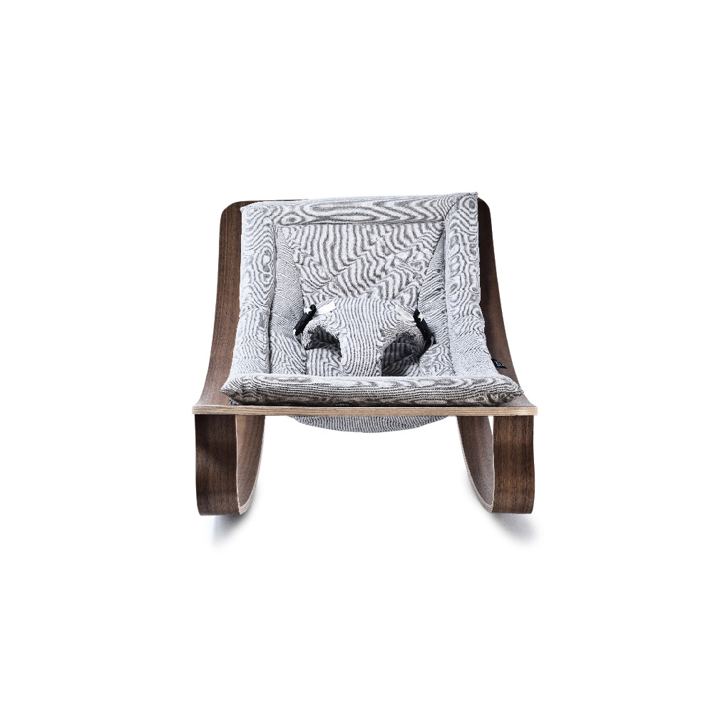 Charlie Crane Leżaczek Levo orzech Sweet Grey 0+