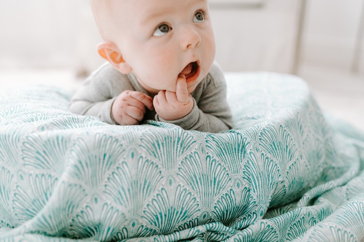 Aden & Anais Otulacz Muślinowy Paisley Teal 4 szt 0+