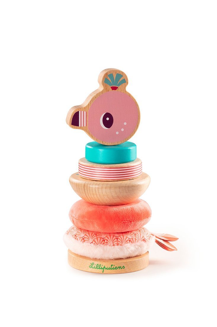 Lilliputiens Układanka Piramida Flaming Anaïs 12m+