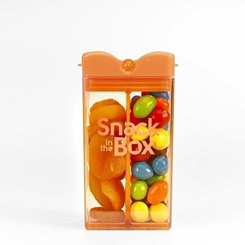 Drink In The Box SNACK IN THE BOX Pojemnik na przekąski pomarańczowy
