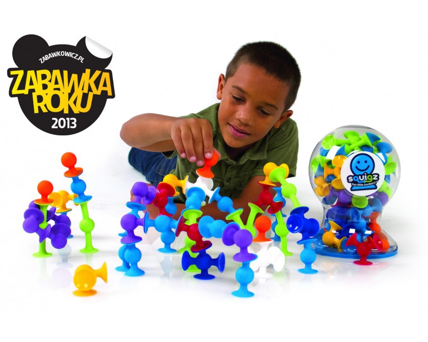 Squigz Zestaw Duży Przyssawki Edukacyjne 3+