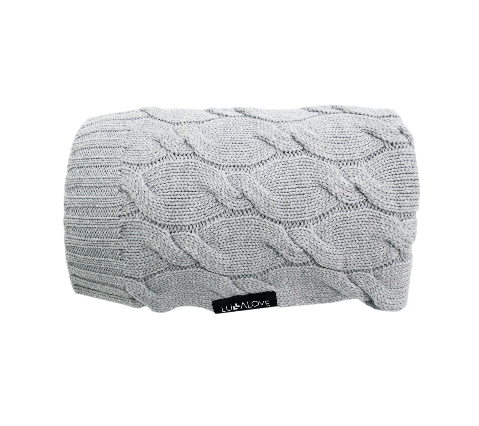 Lullalove, Kocyk z wełny merino - szary, kolekcja PREMIUM