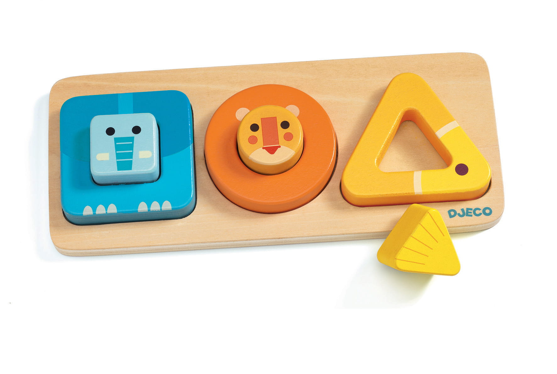 Djeco Układanka Drewniana VOLUBASIC 2+ | Puzzle