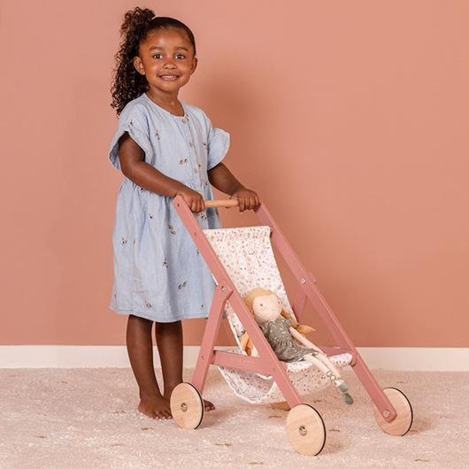 Little Dutch Wózek Drewniany dla Lalek 1+