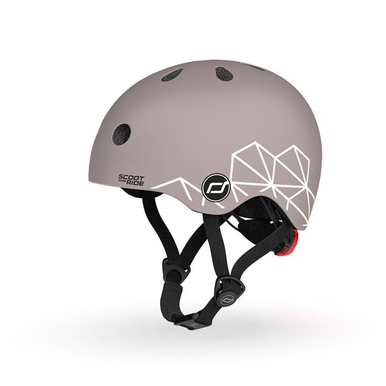 Scootandride Kask XXS-S Brown Lines 1-5 lat