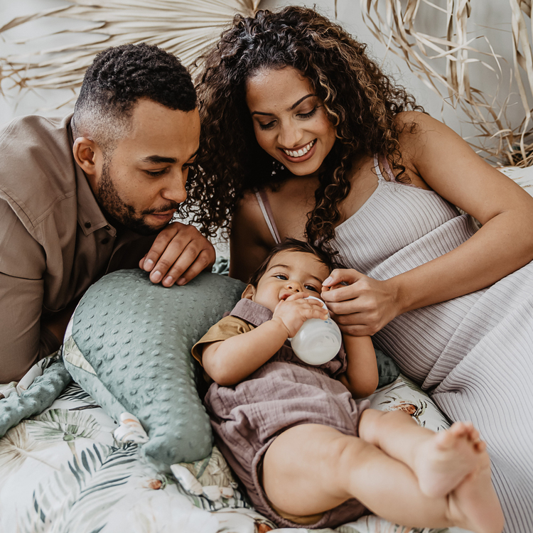 La Millou Kura Babci Dany KHAKI BOHO COCO Poduszka do karmienia