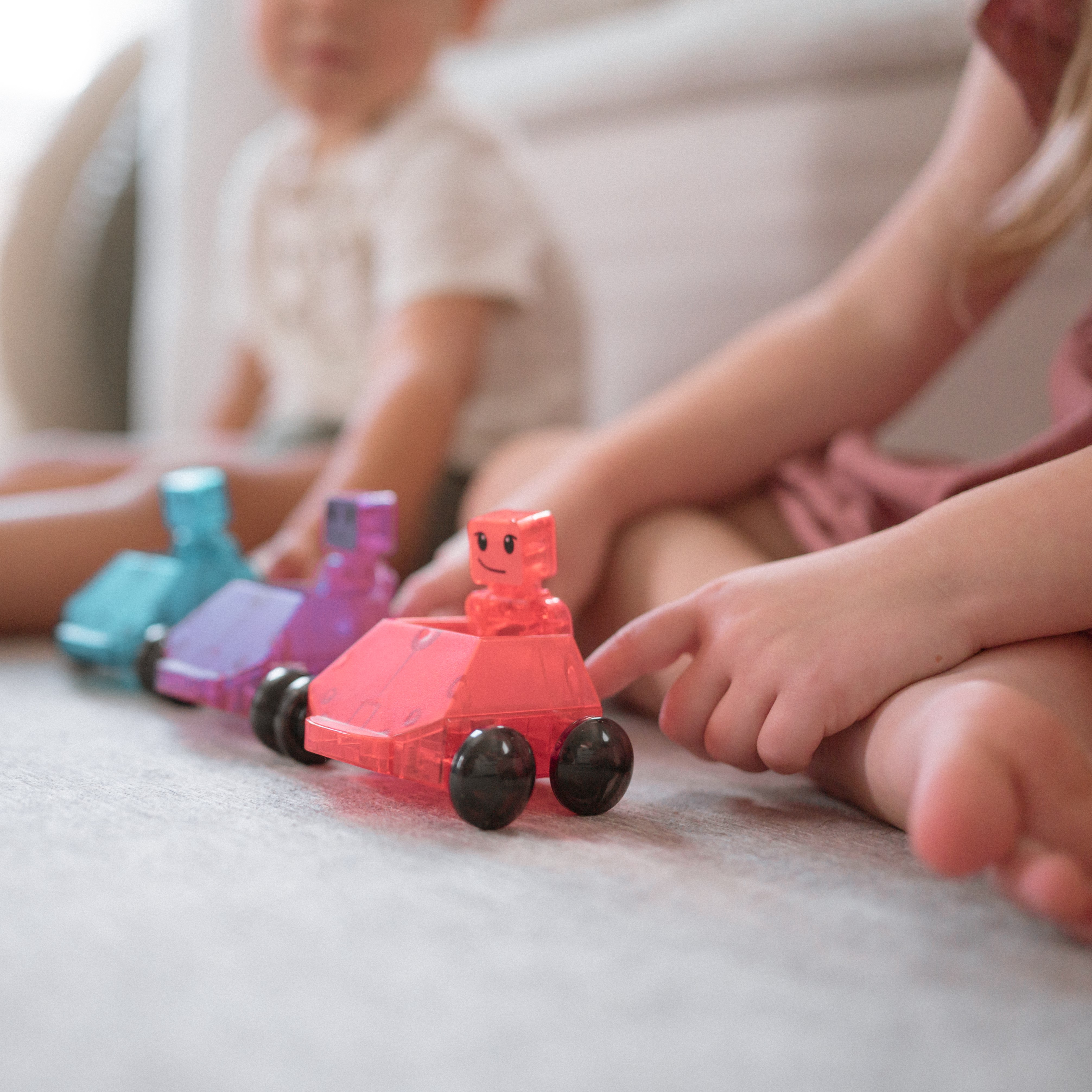 Magna-Tiles Magnetyczne Samochodziki Dashers 6 el. 3+