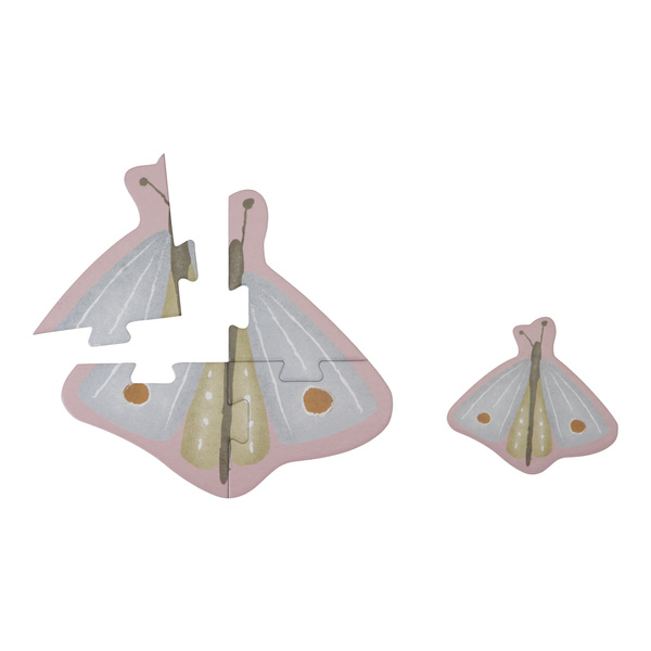 Little Dutch Puzzle 6 elementów Flowers & Butterflies 2+