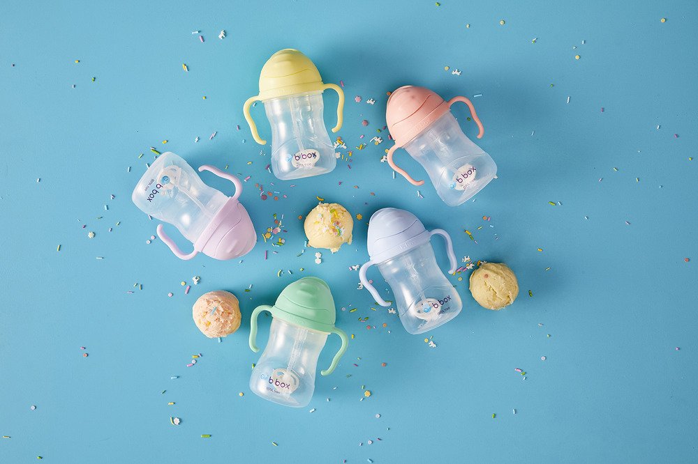 B.Box Bidon ze słomką 240 ml Gelato Boysenberry 18m+