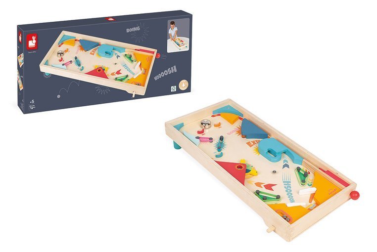 Janod Gra zręcznościowa Pinball 5+
