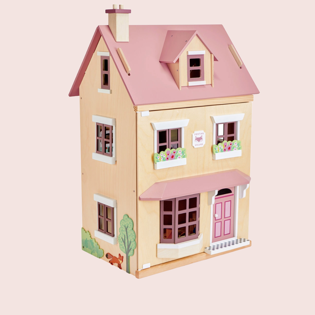 Tender Leaf Toys Domek dla lalek Foxtail Villa z wyposażeniem 3+