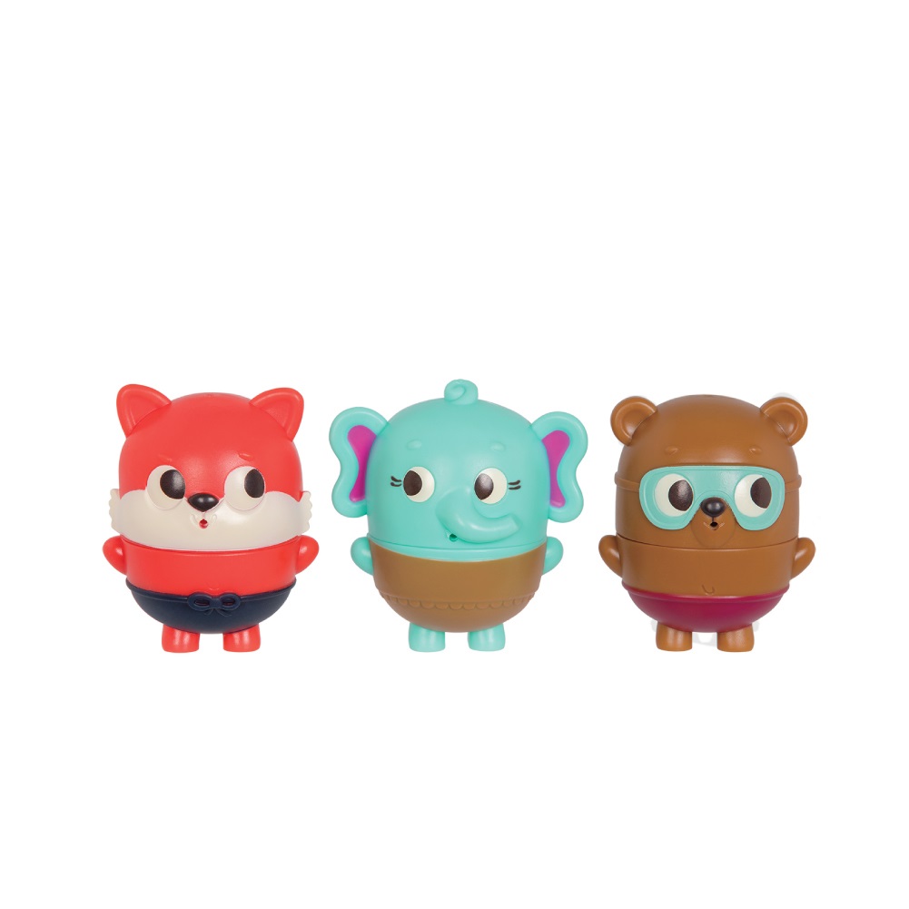 Btoys Sikawki Zwierzaki Zmieniające Kolor 6m+ Zestaw