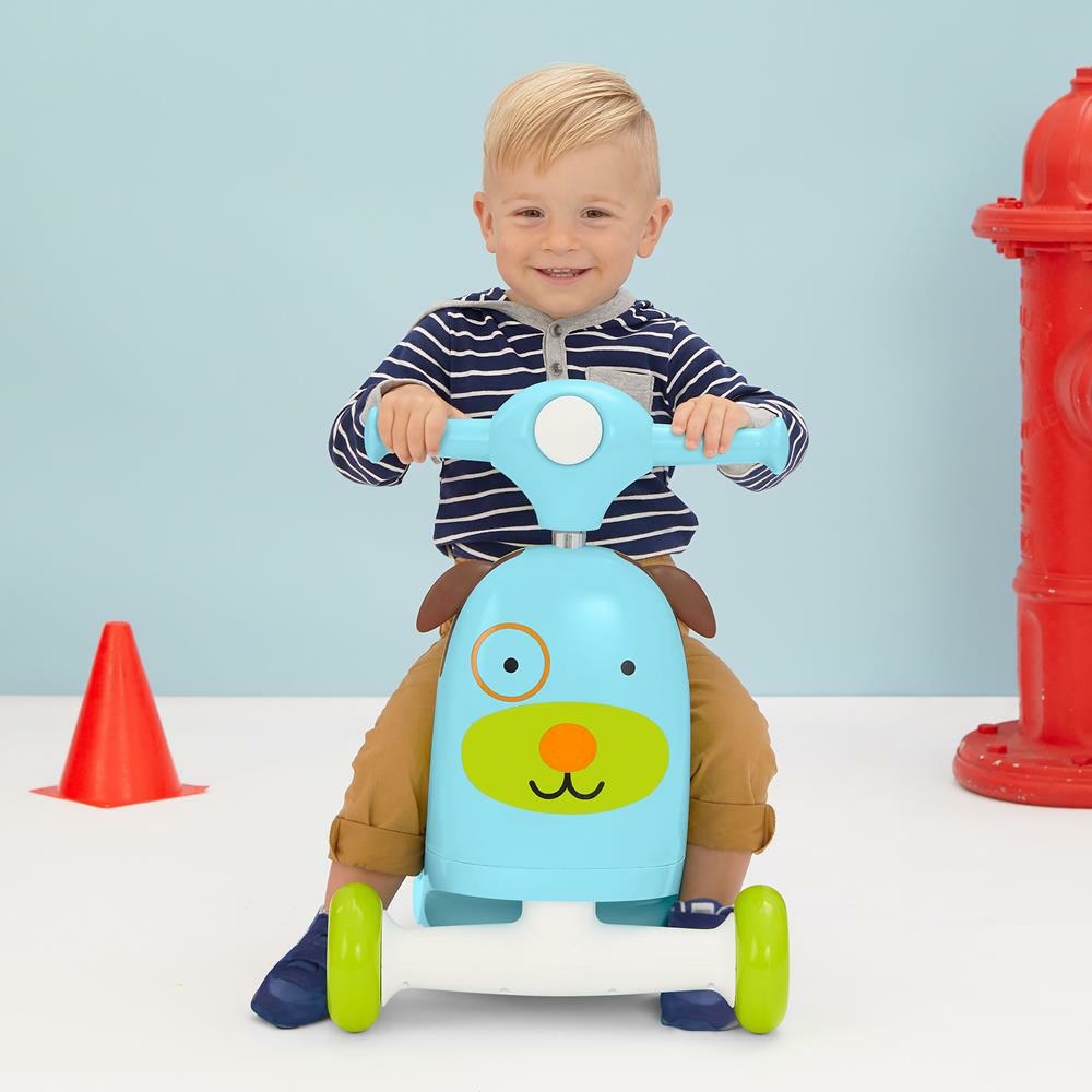 Skip Hop, Hulajnoga jeździk 3 w 1 Zoo Pies