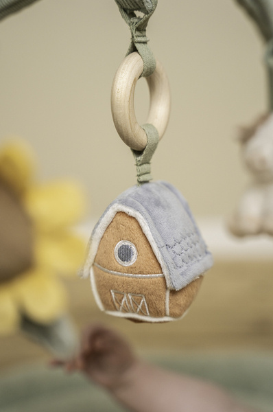 Little Dutch Mata Edukacyjna z Pałąkiem Little Farm 0+