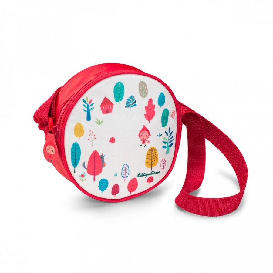 LILLIPUTIENS, Okrągła torebka przez ramię Czerwony Kapturek