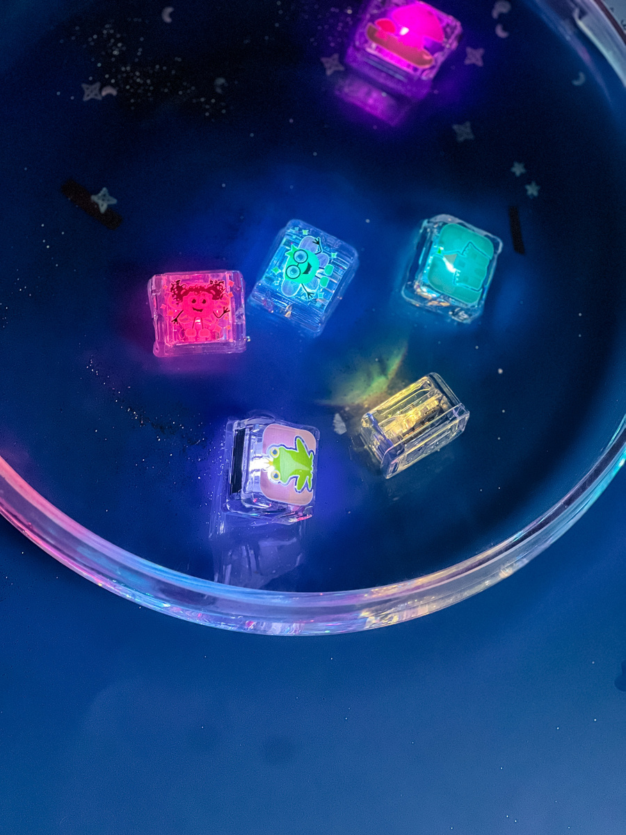 Glo Pals Kostki Świetlne Sensoryczne 6el wróżki 3+