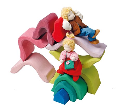 Grimm's Mały Kwiatuszek 1+ Drewniana Zabawka Sensoryczna