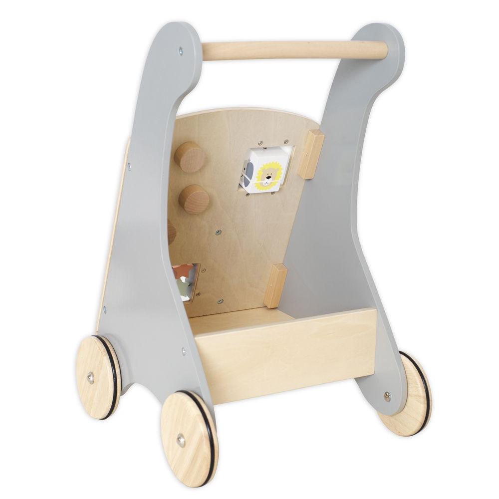 Jabadabado Pchacz Drewniany Srebrny 18m+