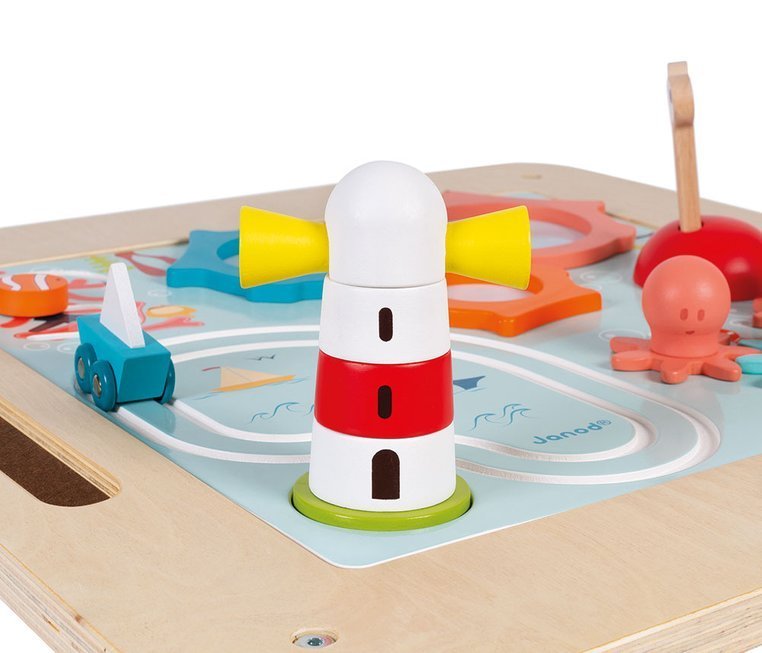 Janod Stolik Aktywizujący Drewniany 18 m+