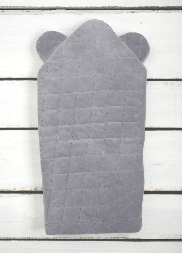 Sleepee Rożek Niemowlęcy Royal Baby Grey/Pink 0+