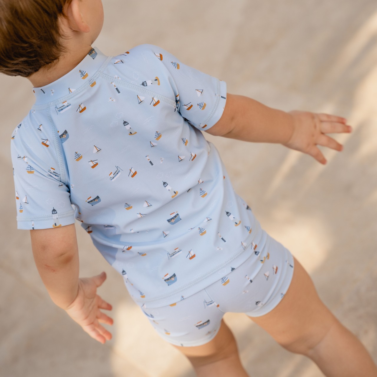 Little Dutch Kostium kąpielowy Sailors Bay Blue 98/104