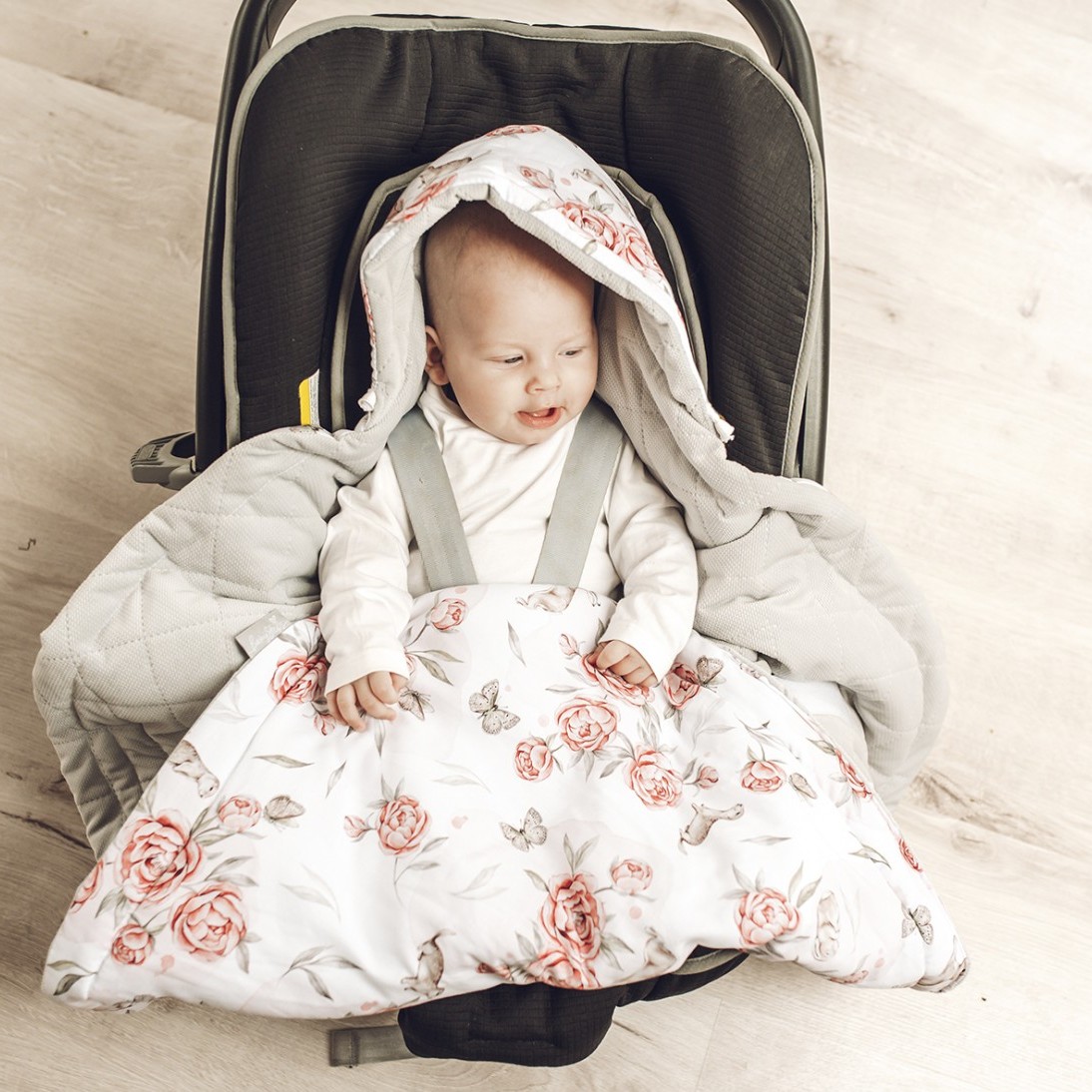 Babysteps Otulacz do fotelika Wolf Moonlight Shadow 0-12m