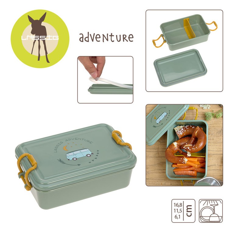 Lassig Lunchbox Adventure Bus - Pojemnik na jedzenie 1+