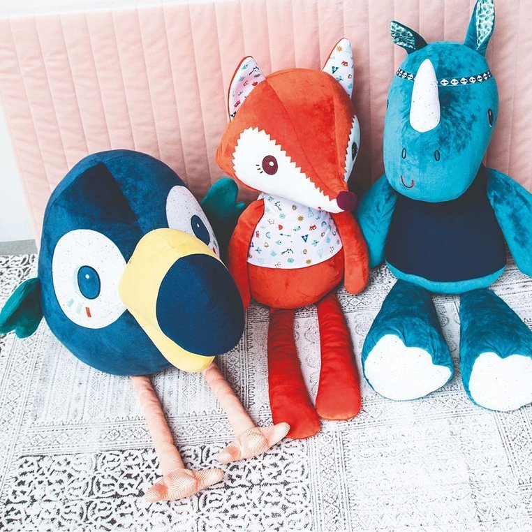 Lilliputiens, Duża przytulanka Lisiczka Alice 82 cm 9 m+