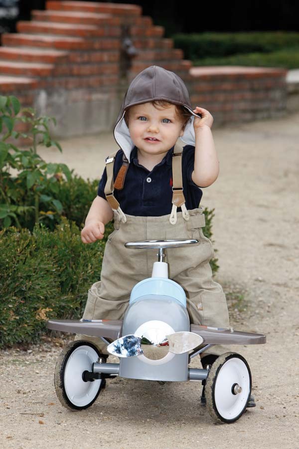 Jeździk Samolot Baghera Metalowy od 12m+