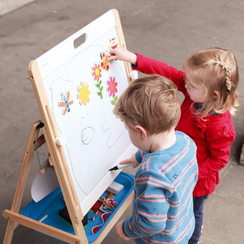 Scratch Tablica Dwustronna Magnetyczna 87-120cm