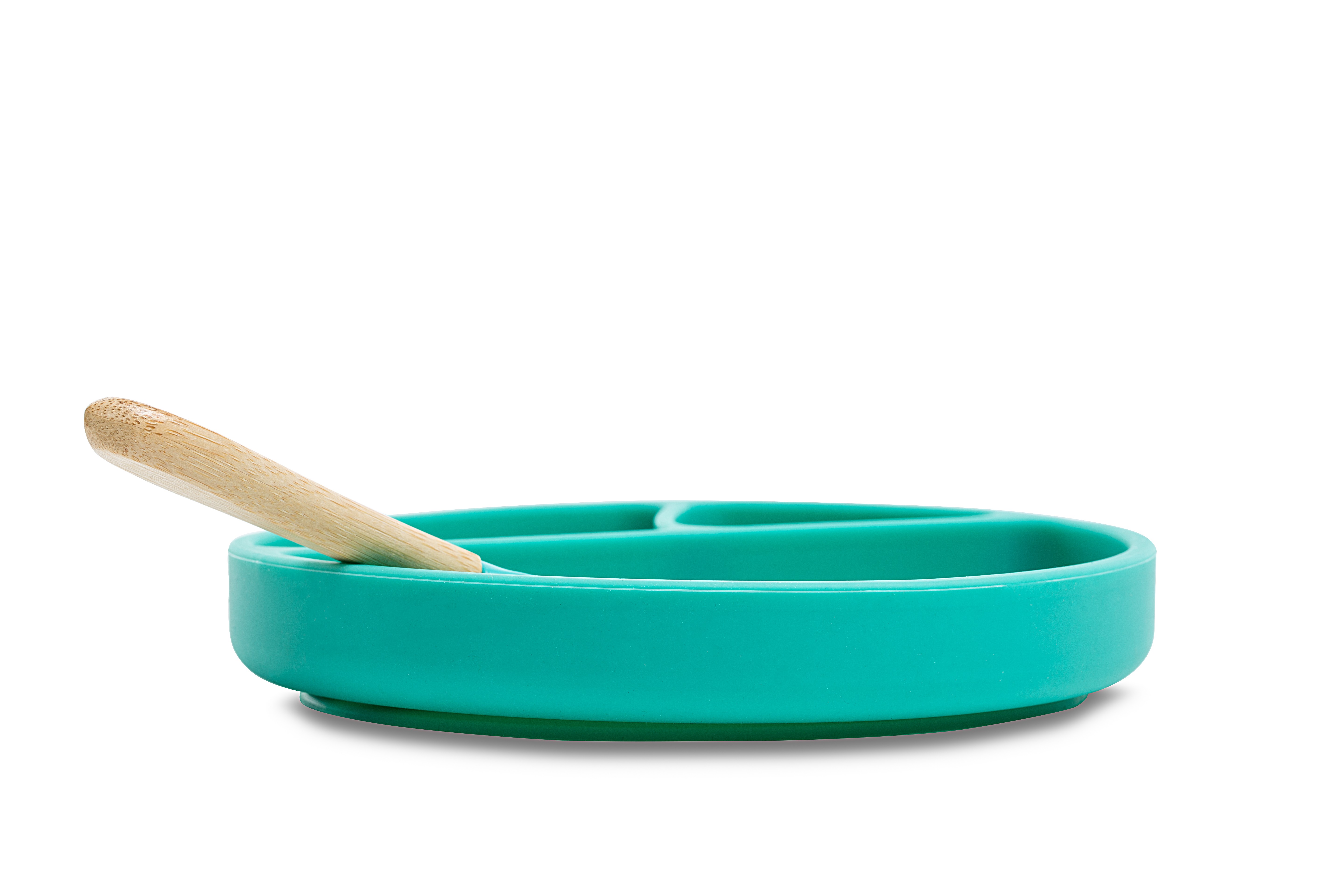 Minikoioi Talerzyk Silikonowy Zielony 6m+