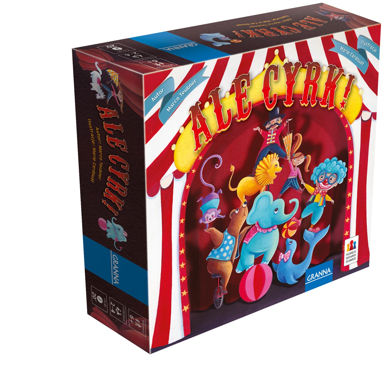 Gra Ale Cyrk 100 elementów 3+