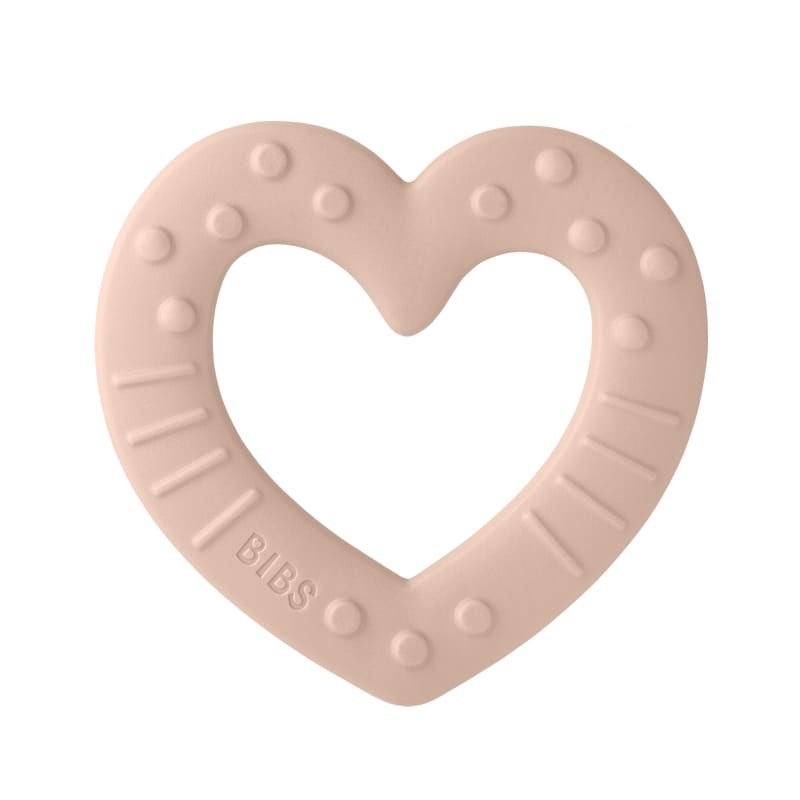 Gryzak BIBS Bities Heart Blush 3m+