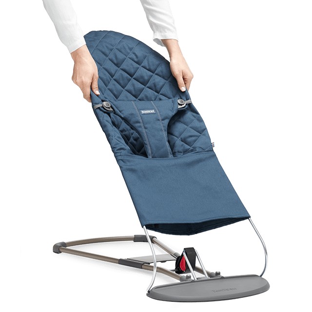 BabyBjorn Poszycie do Leżaczka Balance Cotton Granatowe