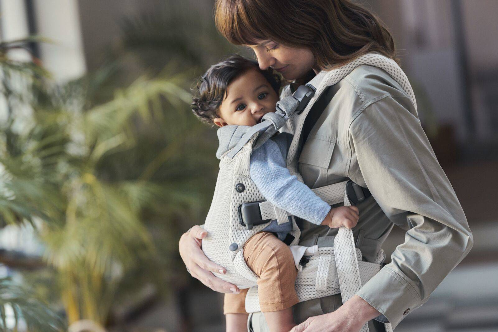 BabyBjorn Nosidełko Harmony 3D Mesh Kremowe 0–3