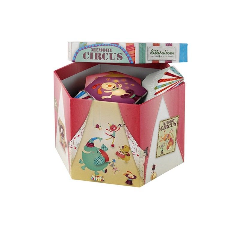 Lilliputiens Cyrk Domino Memory 2w1 2+