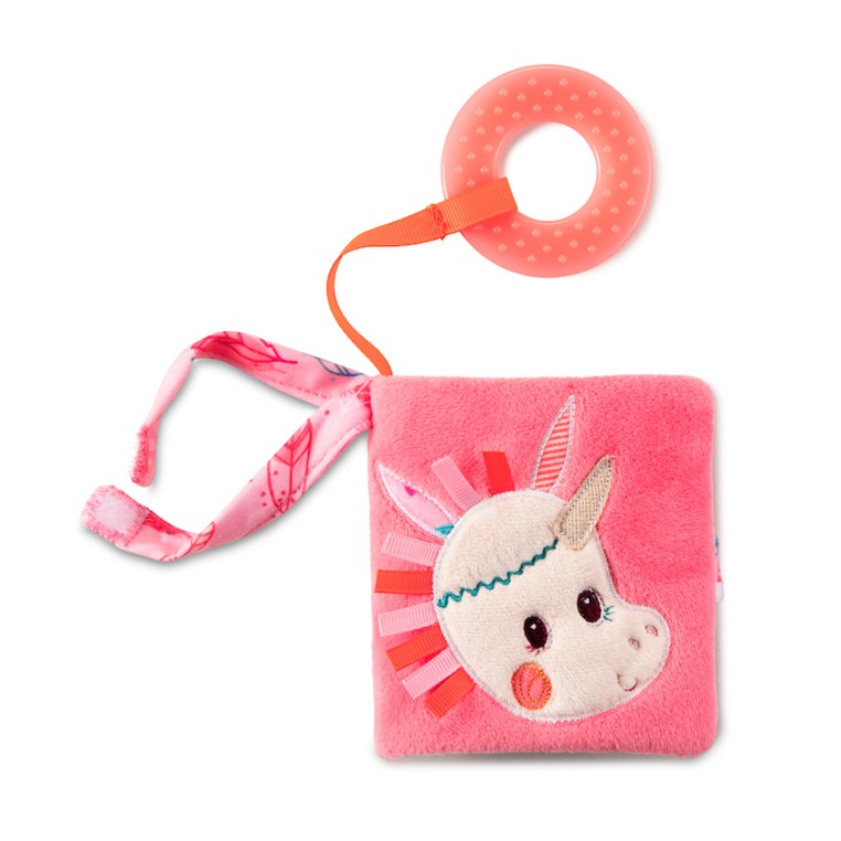 Lilliputiens Książeczka Sensoryczna Jednorożec Louise 6m+