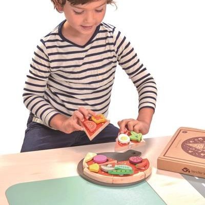 Tender Leaf Toys Drewniana Pizza z Dodatkami 3+
