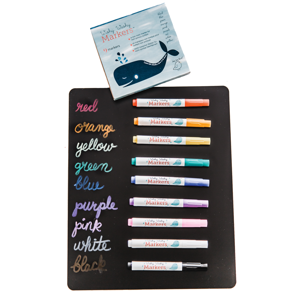 Jaq Jaq Bird Markery Zmywalne 9 szt. 3+