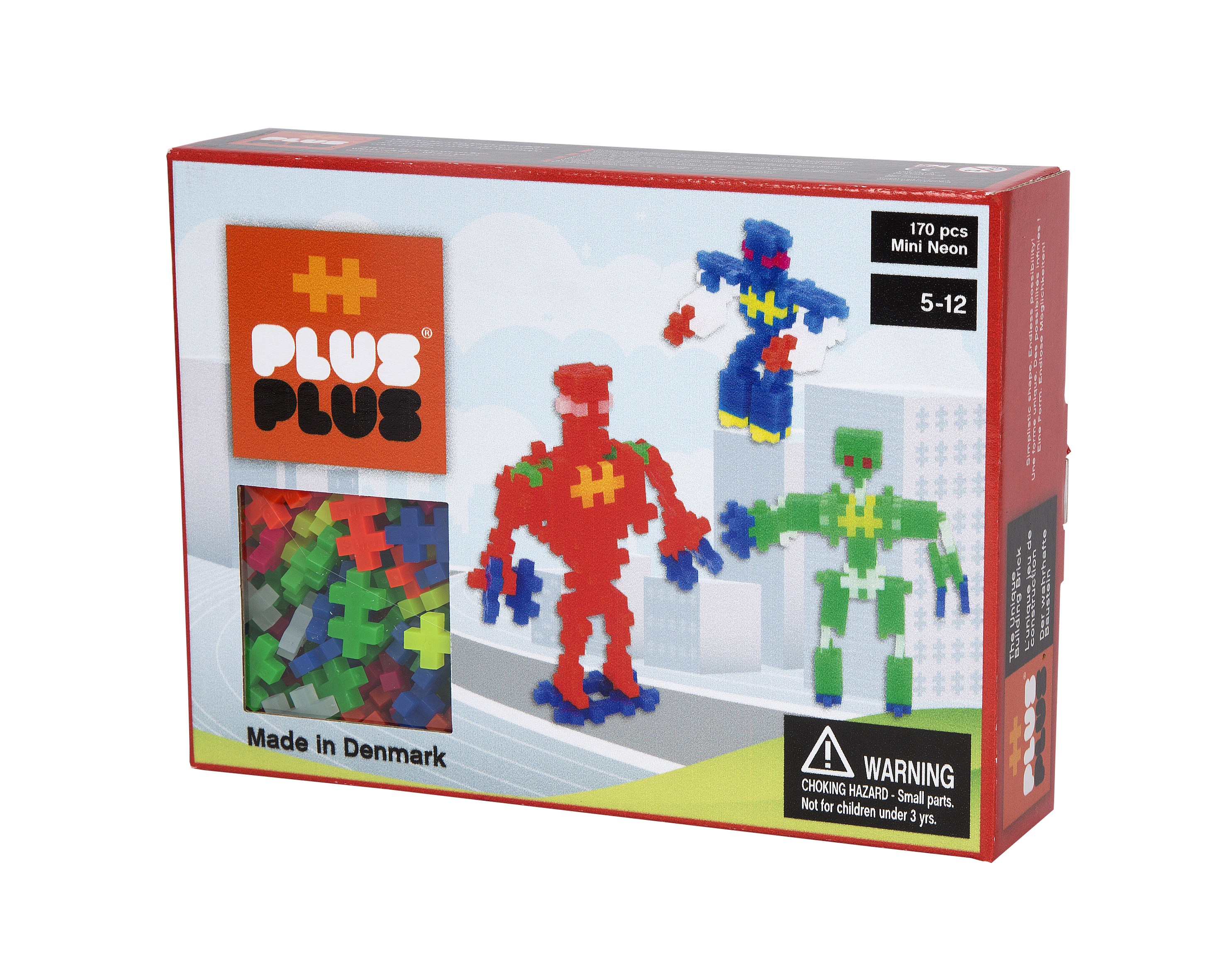 Plus-Plus, klocki konstrukcyjne plus plus Mini 170 BASIC  ROBOTY