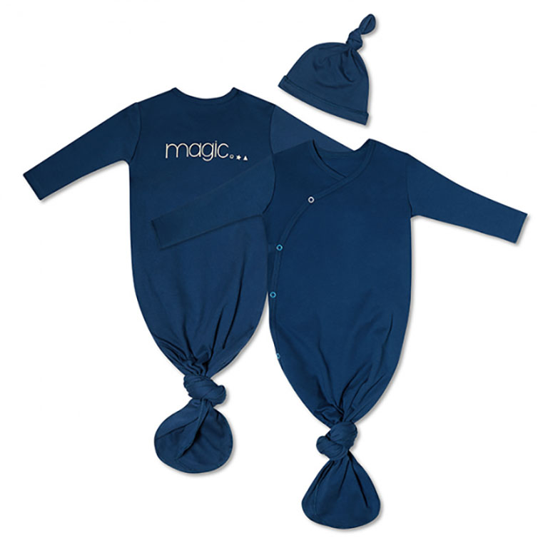 Śpiworek niemowlęcy Snap the moment Blue Magic 0+ | GOTS