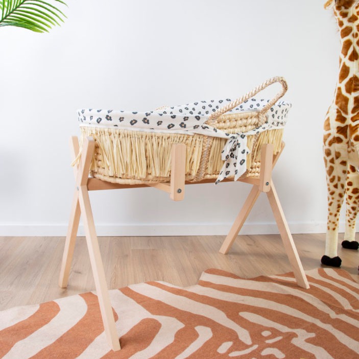 Childhome Kosz Mojżesza Boho z kukurydzy + materacyk 0+