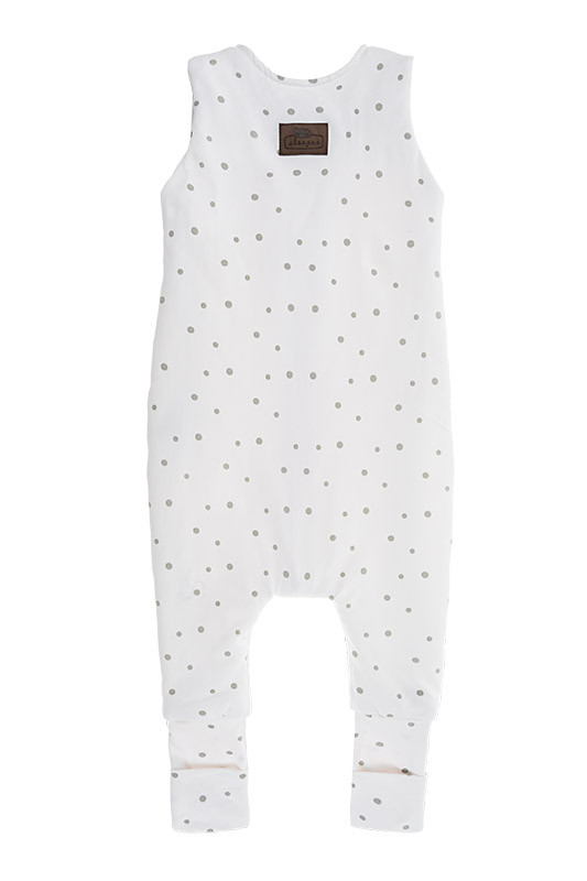 Sleepee Śpiworek z nóżkami Szare/Czarne Kropki M (3-4 lata)