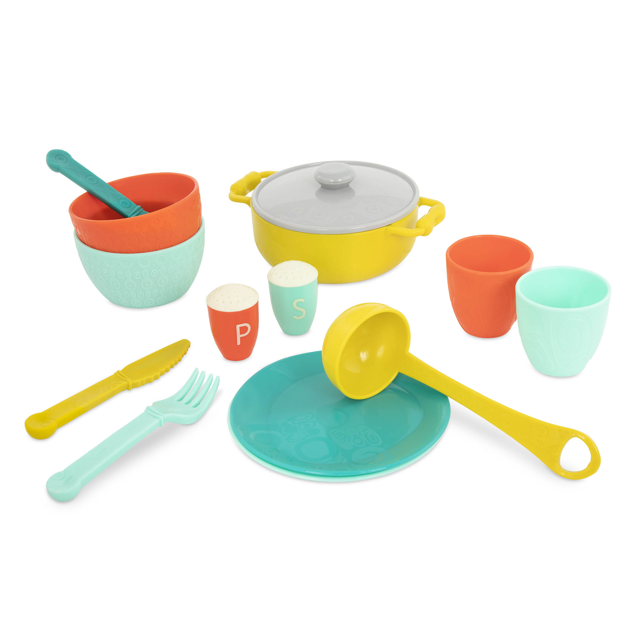 Btoys Mini Chef Kitchen Set - Zastawa Stołowa i Akcesoria Kuchenne 3+