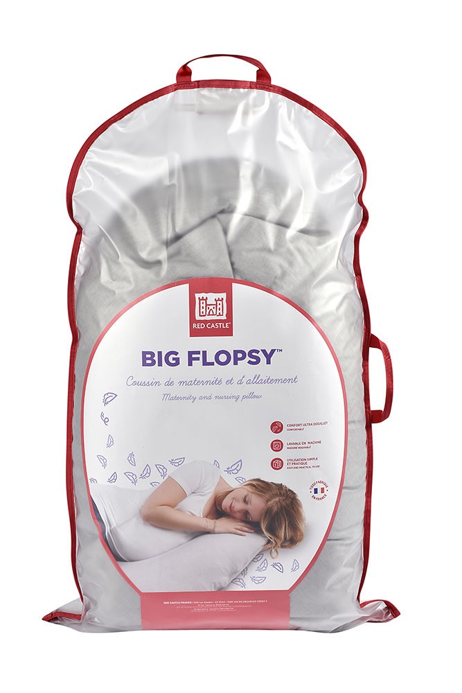 Red Castle Poduszka Rogalowa Big Flopsy Fleur de coton White