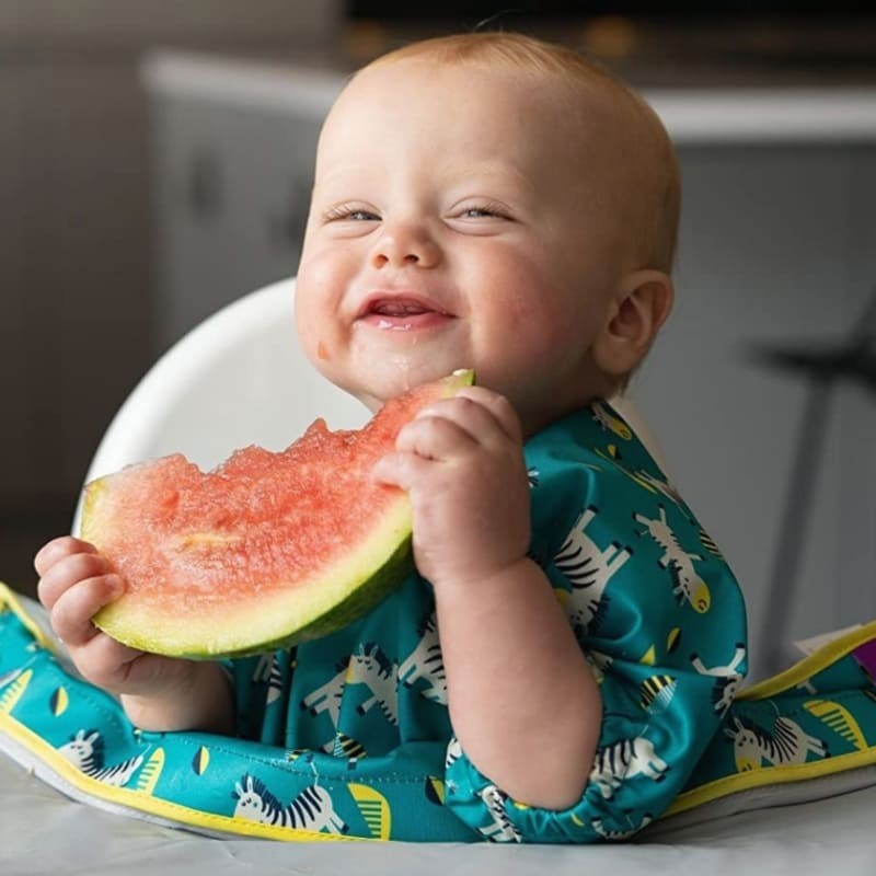 Tidy Tot Śliniak Fartuszkowy BLW Dancing Zebras 0+